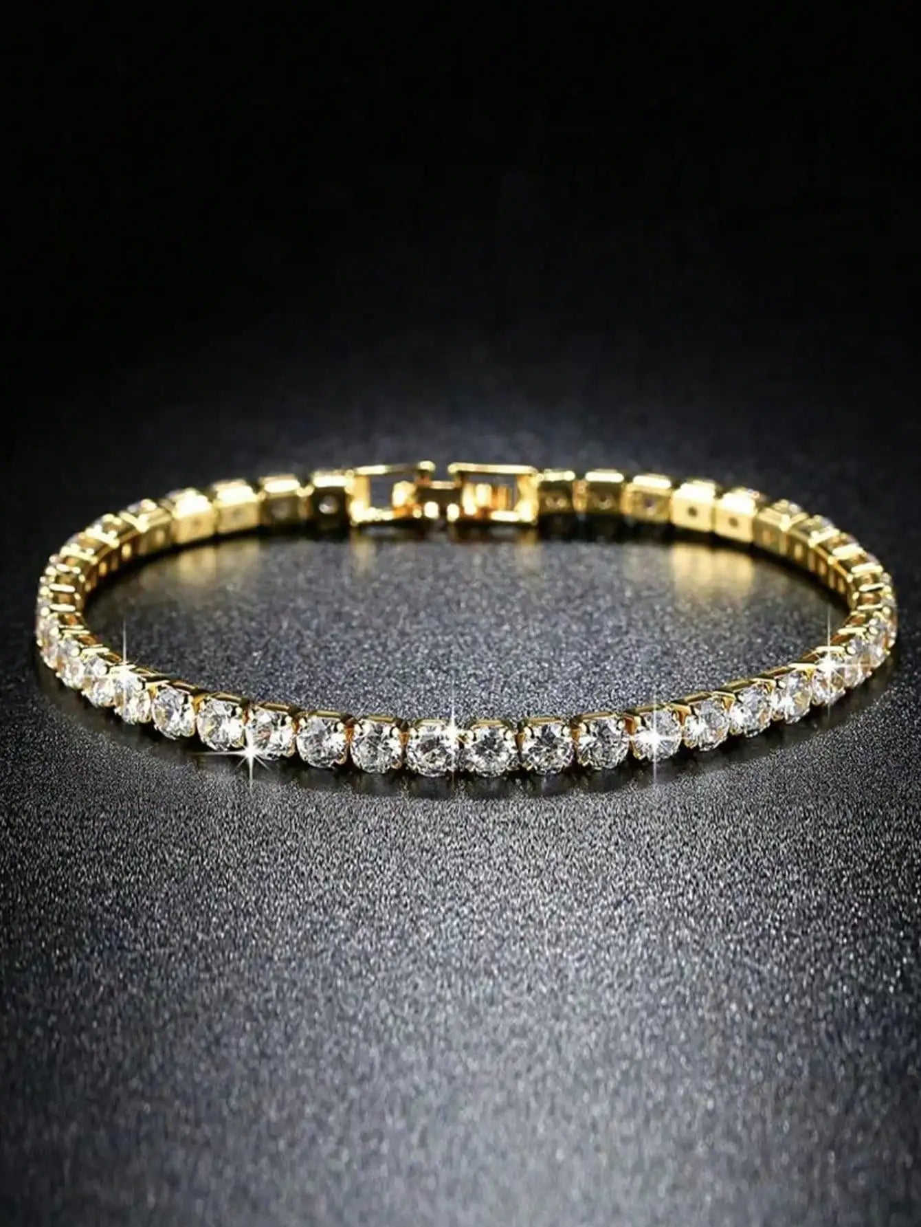 Sequined Tennis Bracelet for Women