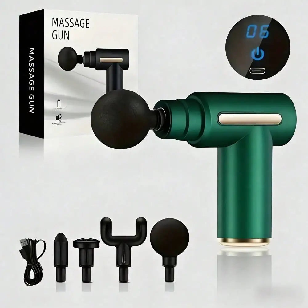 Electric Fascia Massage Gun – Mini Portable Muscle Massager