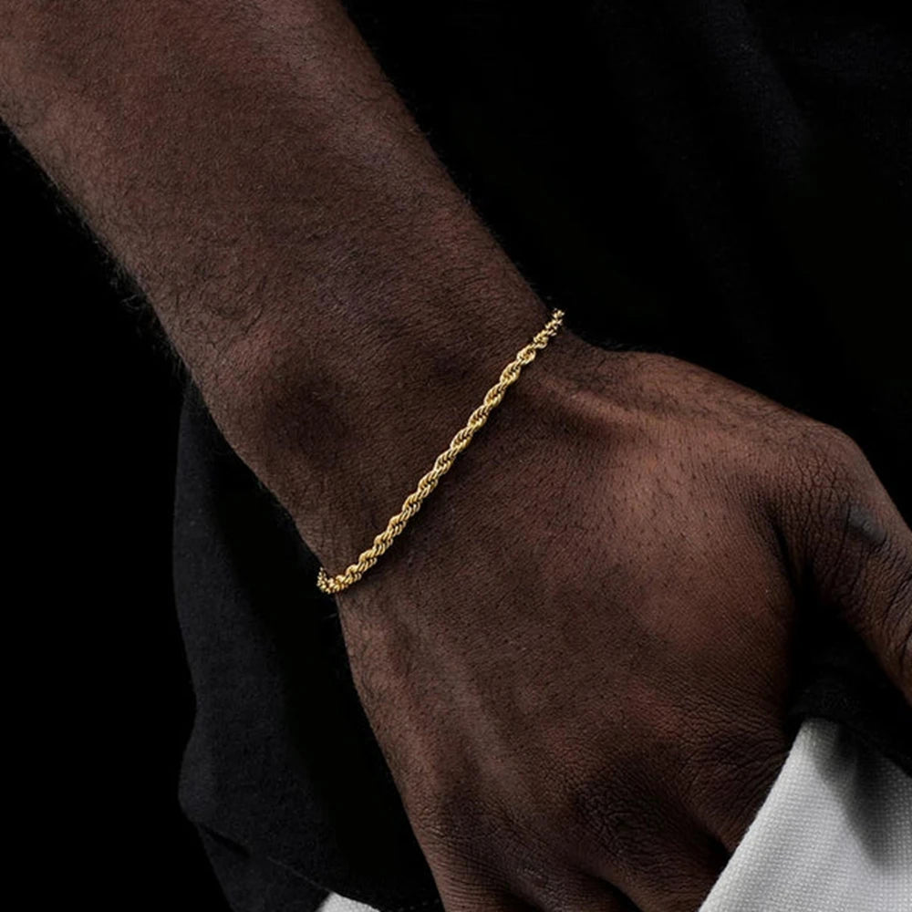 14mm Iced Cuban Chain Bracelet