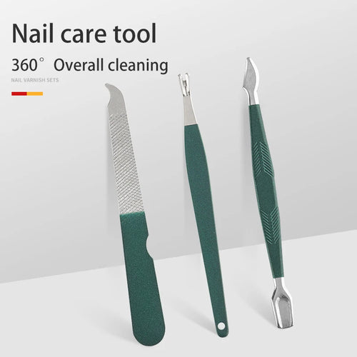 9-Piece Stainless Steel Nail Clipper Set – Professional Manicure Kit