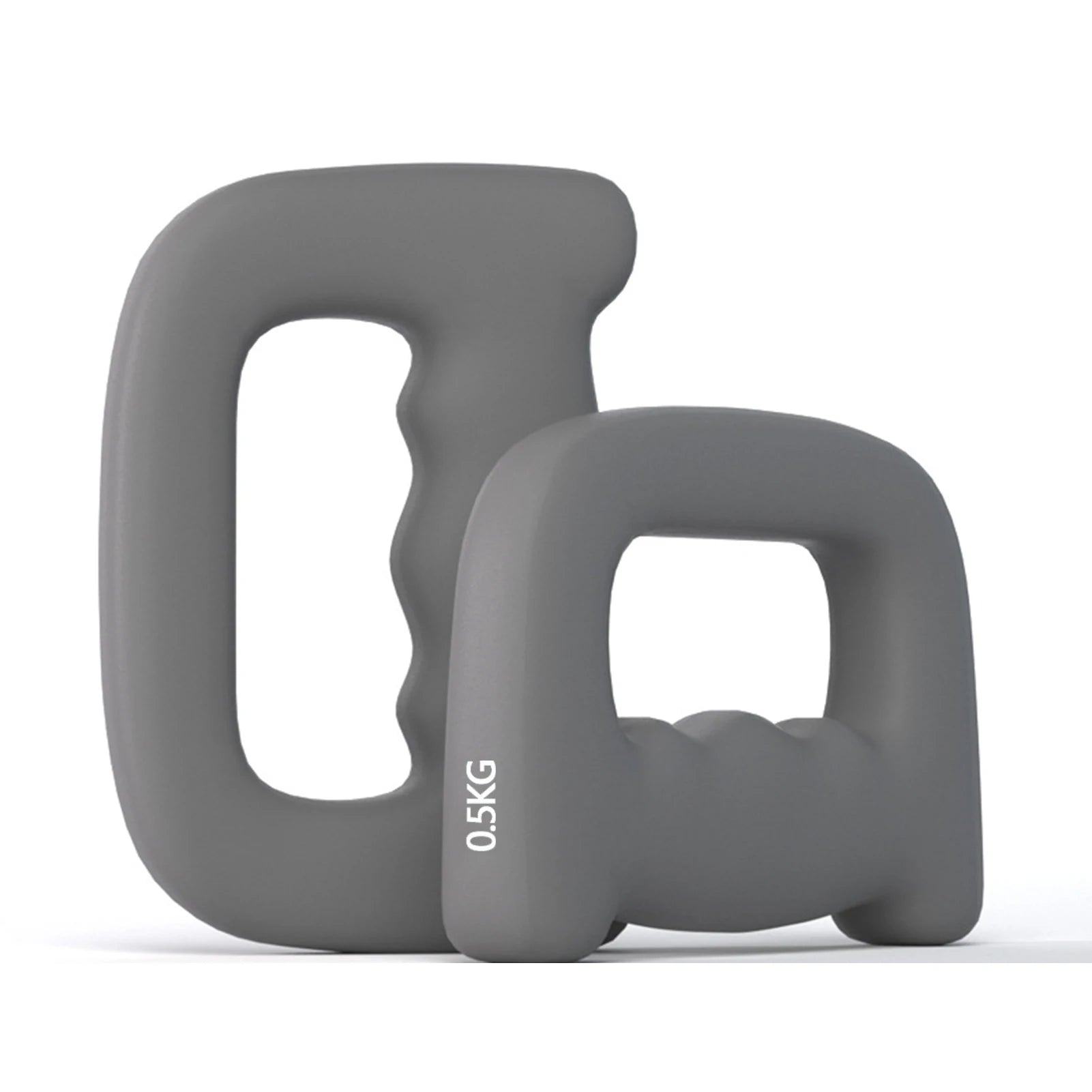 Ergonomic Hand Shaped Dumbbell Jogging Walking Cardio Dumbbells for Glute Bridge Butt Workout