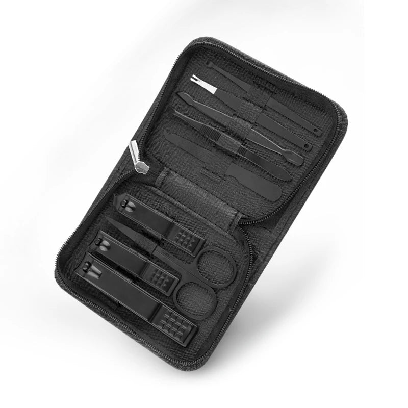 9-Piece Stainless Steel Nail Clipper Set – Professional Manicure Kit