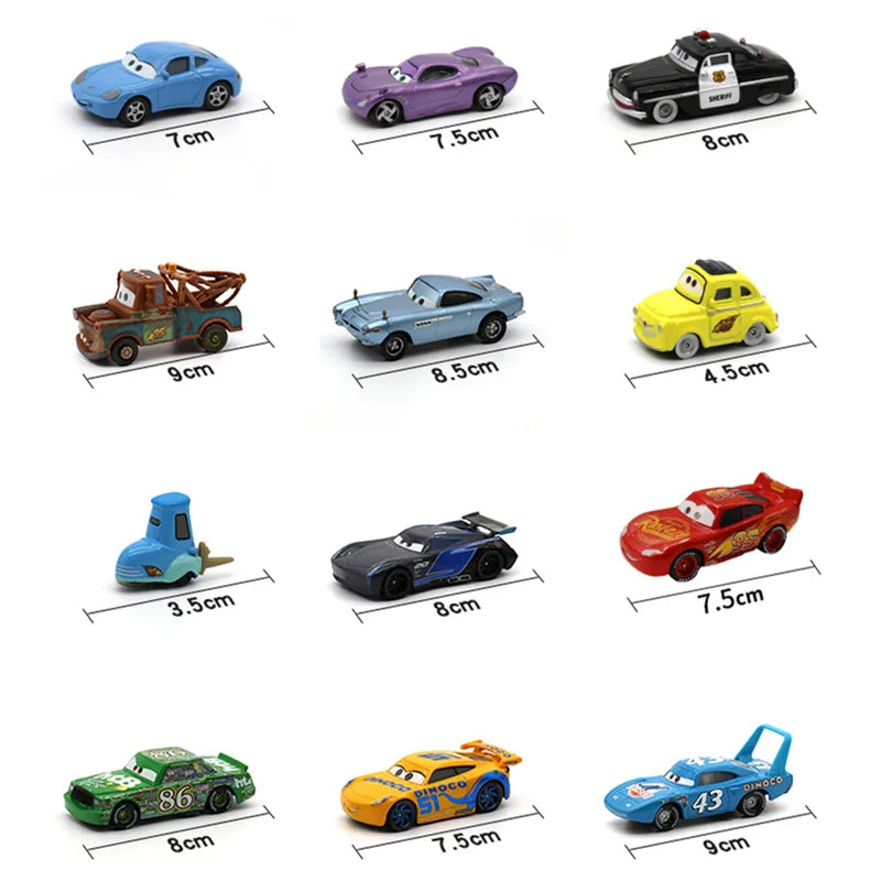 Lightning McQueen Diecast Car (1:55 Scale)