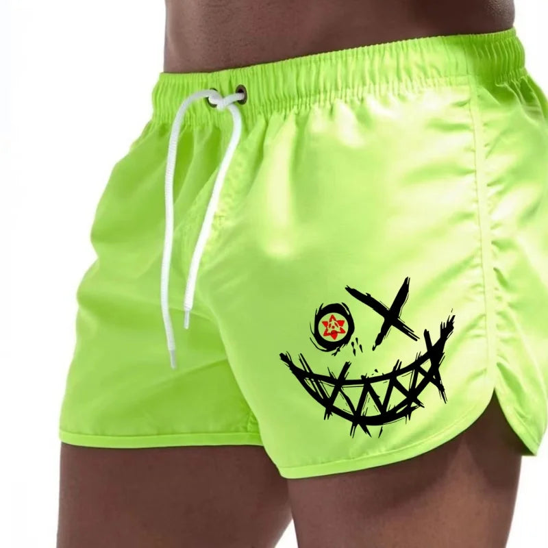 Men'S Summer Board Shorts Casual Fashion Beach Sports Pants Surfing Running Cycling Cool Design Male Short Swimwear