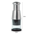 Stainless Steel Manual Hand Chopper Kitchen Tools Vegetable Chopper Mini Garlic Mincer for Garlic Ginger Herbs Nuts
