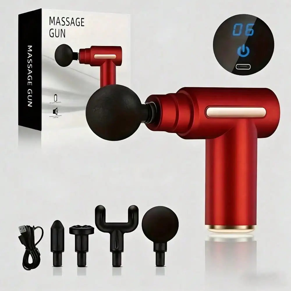 Electric Fascia Massage Gun – Mini Portable Muscle Massager