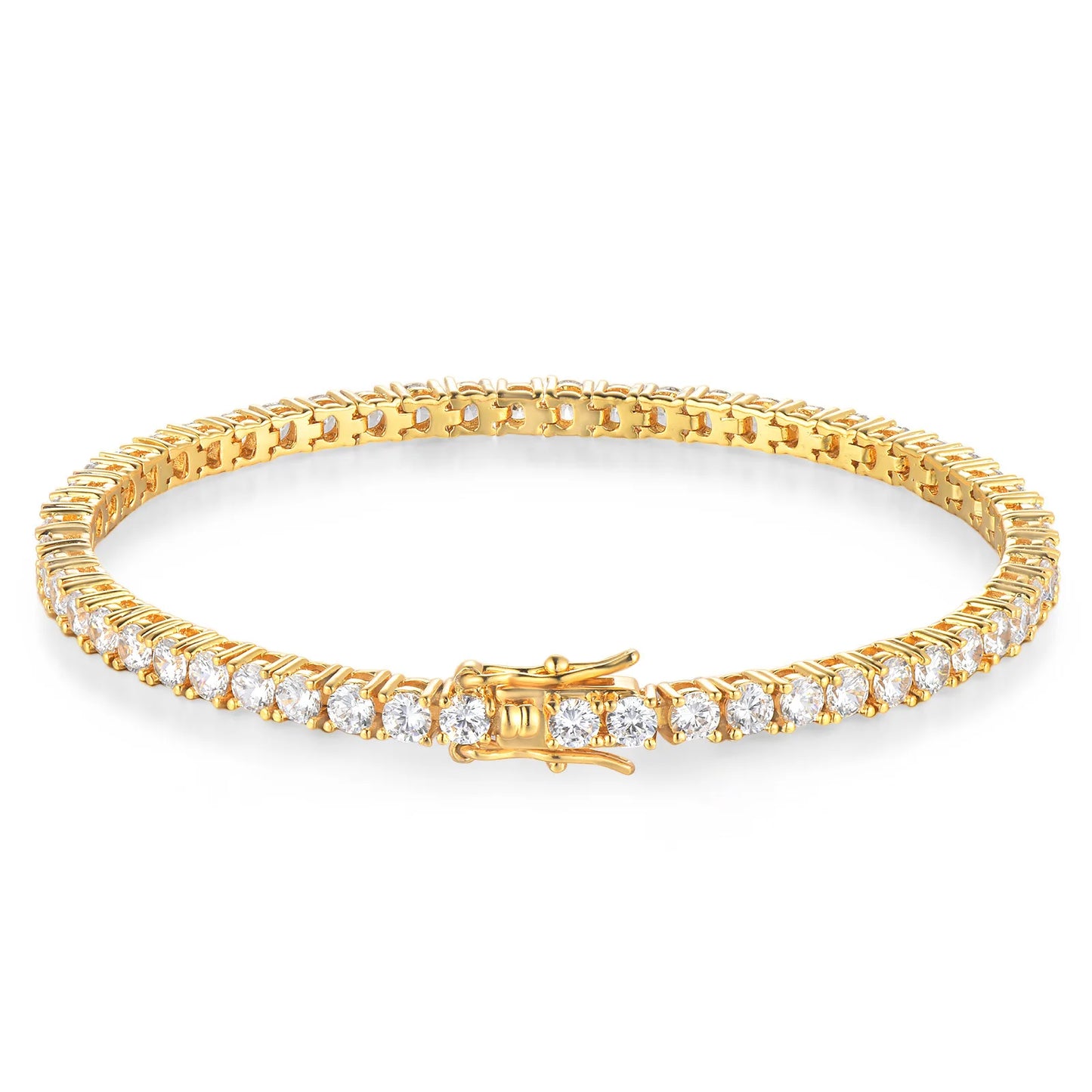 S925 Sterling Silver Moissanite Tennis Bracelet