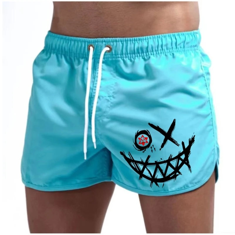 Men'S Summer Board Shorts Casual Fashion Beach Sports Pants Surfing Running Cycling Cool Design Male Short Swimwear