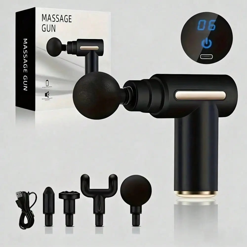 Electric Fascia Massage Gun – Mini Portable Muscle Massager