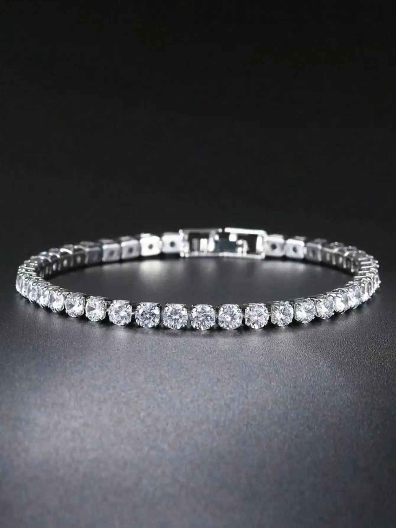 Sequined Tennis Bracelet for Women