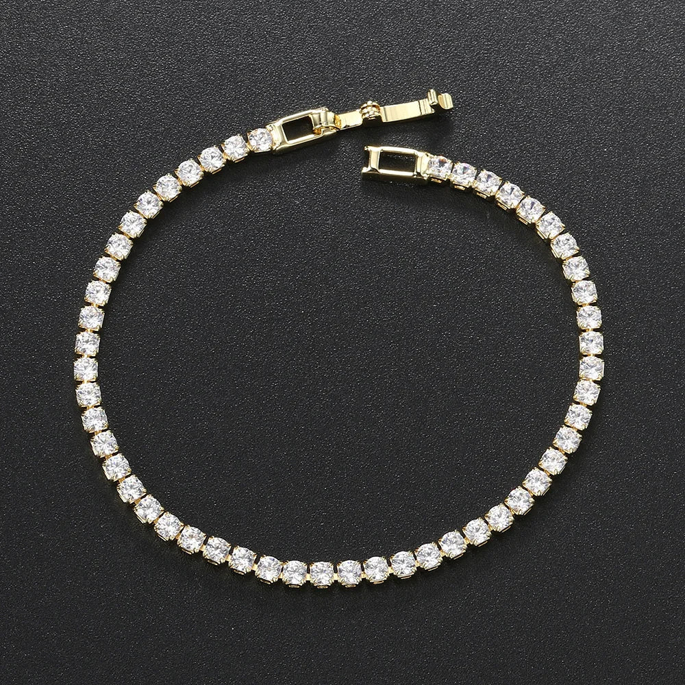 2.5mm Zirconia Tennis Bracelet for Women
