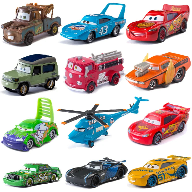 Lightning McQueen Diecast Car (1:55 Scale)