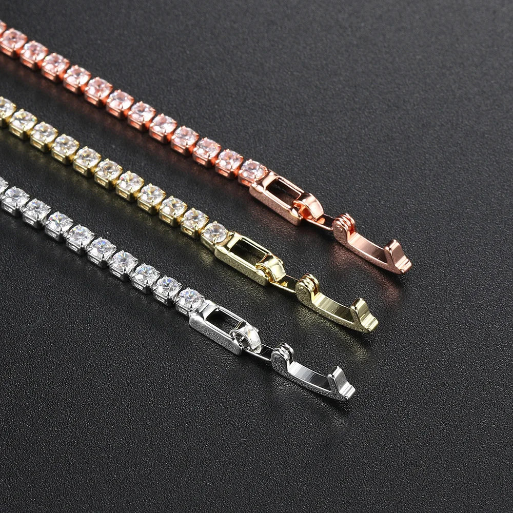 2.5mm Zirconia Tennis Bracelet for Women