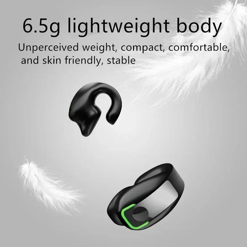 Wireless Bluetooth Clip-On Earphone – Bone Conduction Style
