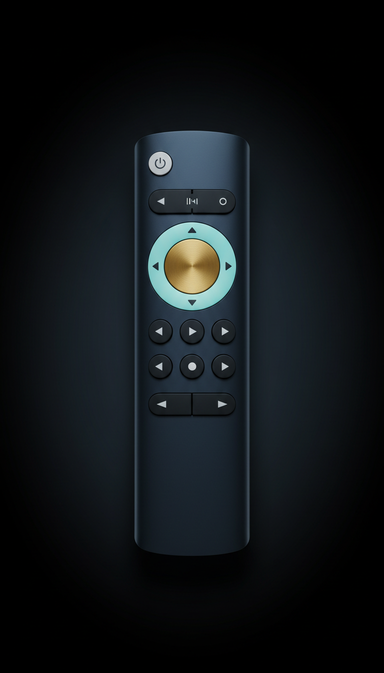 Streaming Remote with Machined Aluminum Shell
