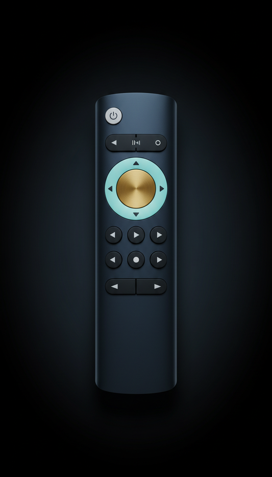 Streaming Remote with Machined Aluminum Shell