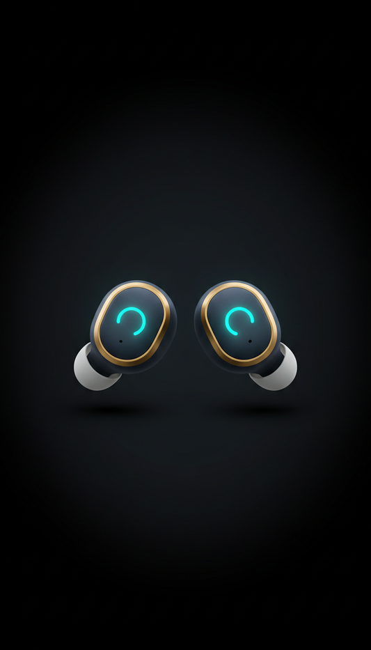 Wireless Earbuds with Adaptive Noise Cancelling